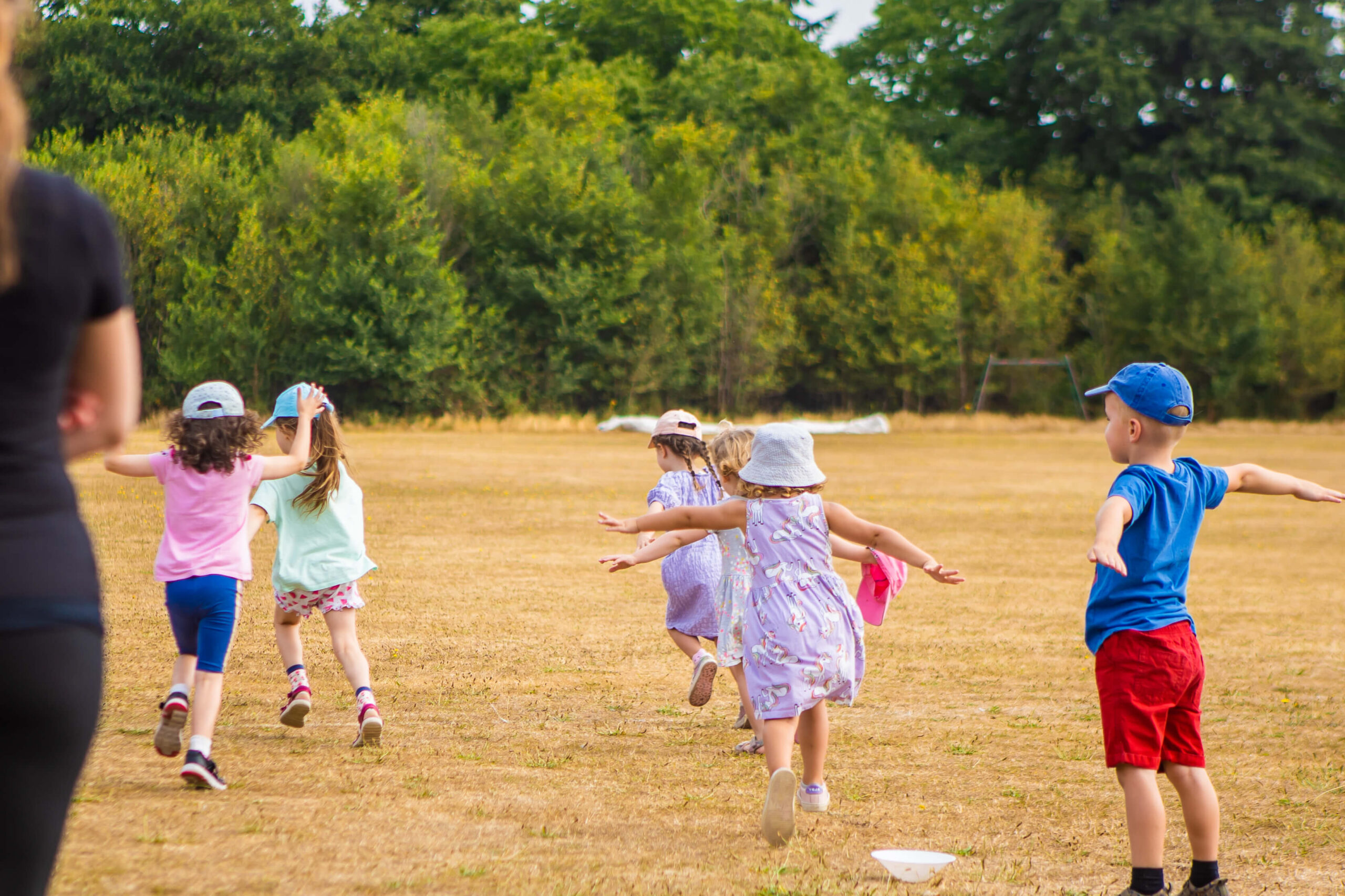 Nursery children playing